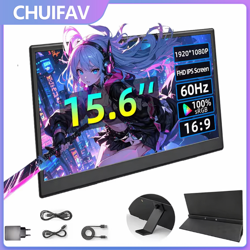 Xbox Laptop Accessories - Портативный монитор CHUIFAV 15,6 дюйма для