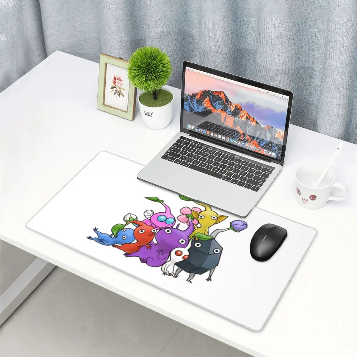 Laptop Accessories Ideas - Большой коврик для мыши Pikmin: Игровой