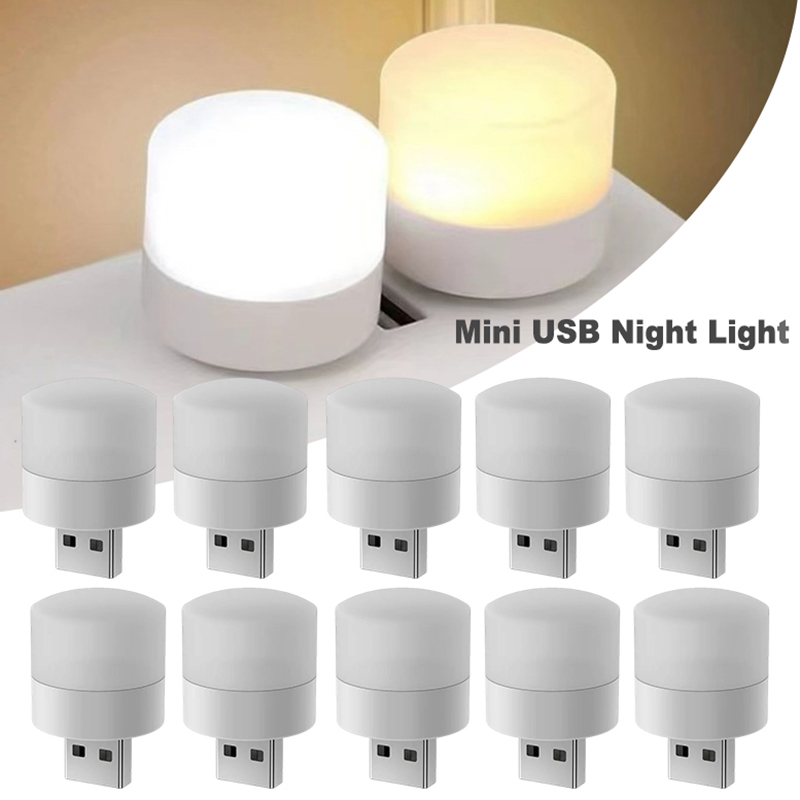 Laptop Accessories Light - 1/20 шт. мини-USB-ночник, теплый белый цвет,