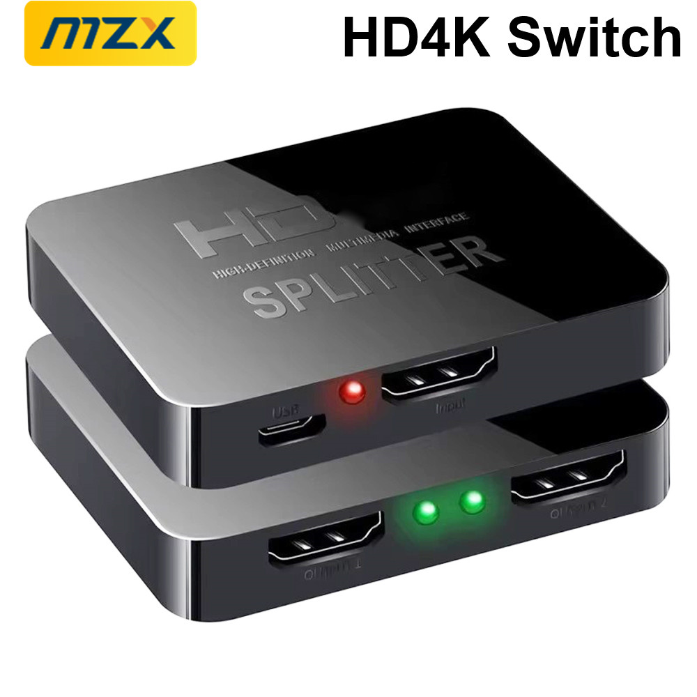 Xbox Laptop Accessories - MZX 4K HDTV-коммутатор 1x2, HDMI-совместимый разветвитель