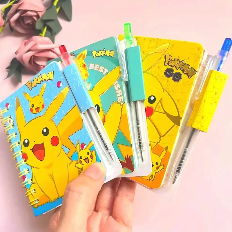 Laptop Accessories For Girls - Блокнот Pokemon Pikachu с набором ручек,