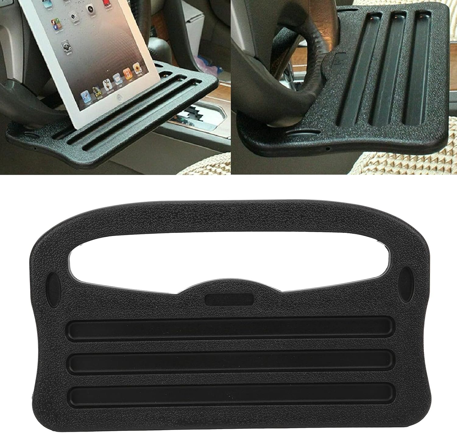 Laptop Accessories Table - Подставка-органайзер 2-в-1 для руля автомобиля: аксессуар
