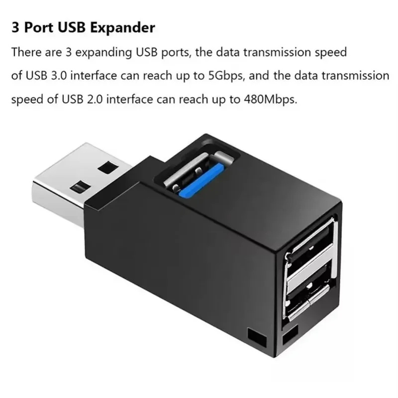 USB-хаб с 3 портами (USB 3.0/2 – обзор и цена Laptop Accessories Hub