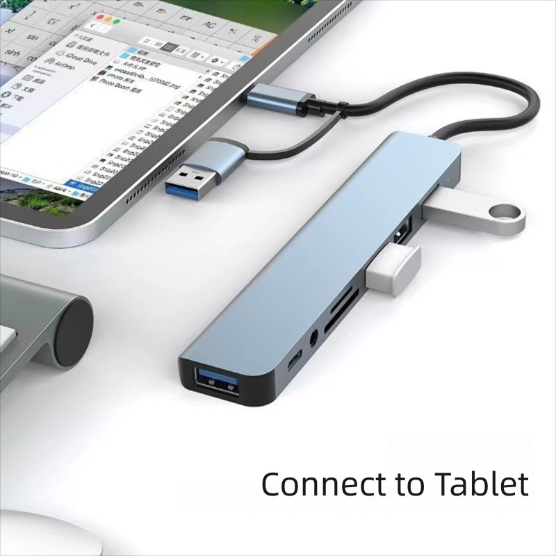 USB-хаб с 8 портами и 2 разъем – обзор и цена Laptop Accessories Hub