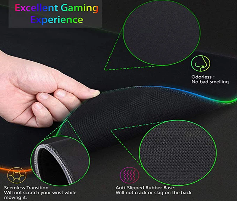 RGB HD Черно-белый коврик для  – обзор и цена Laptop Accessories Rgb