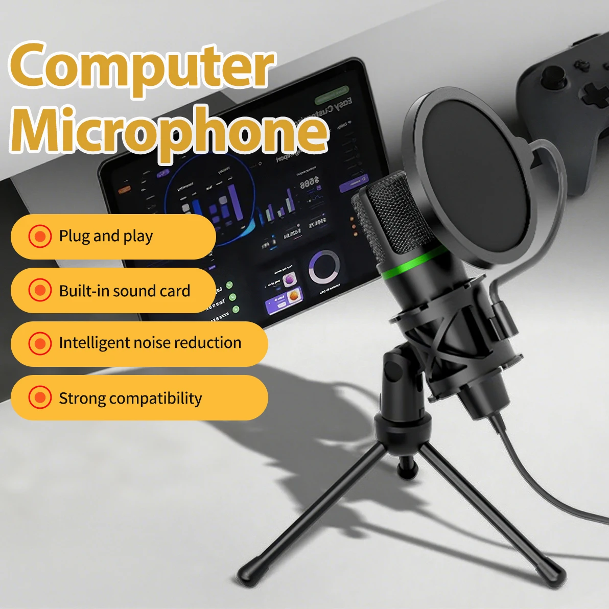Конденсаторный микрофон USB, п – обзор и цена Laptop Accessories Rgb