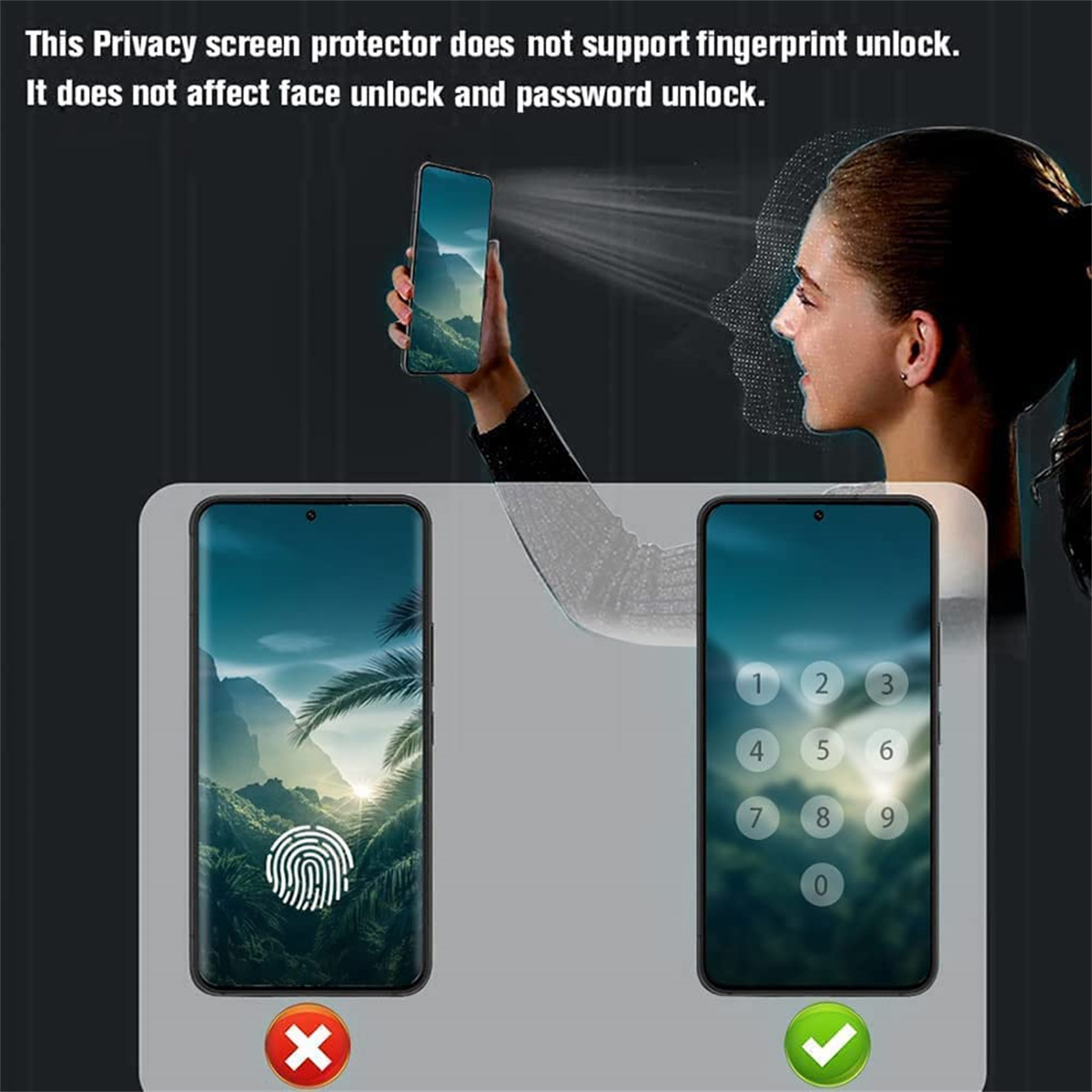 Защитная пленка для экрана от  – обзор и цена Privacy Screen Filter
