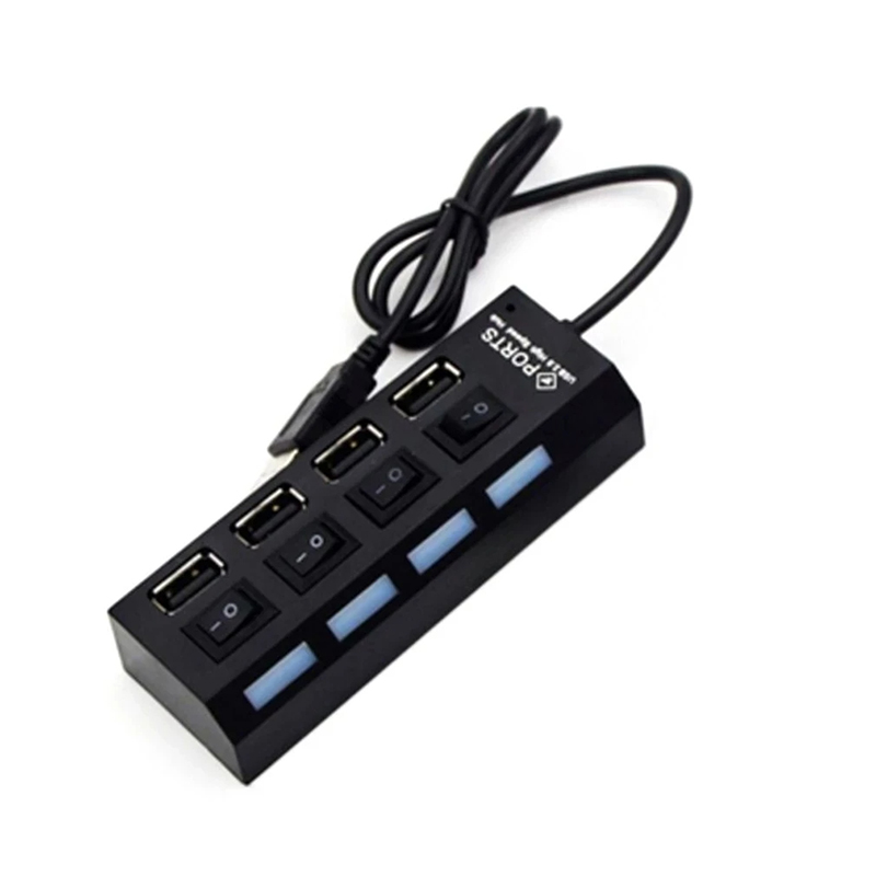 4-портовый USB 2.0-хаб-разветв – обзор и цена Laptop Accessories Hub