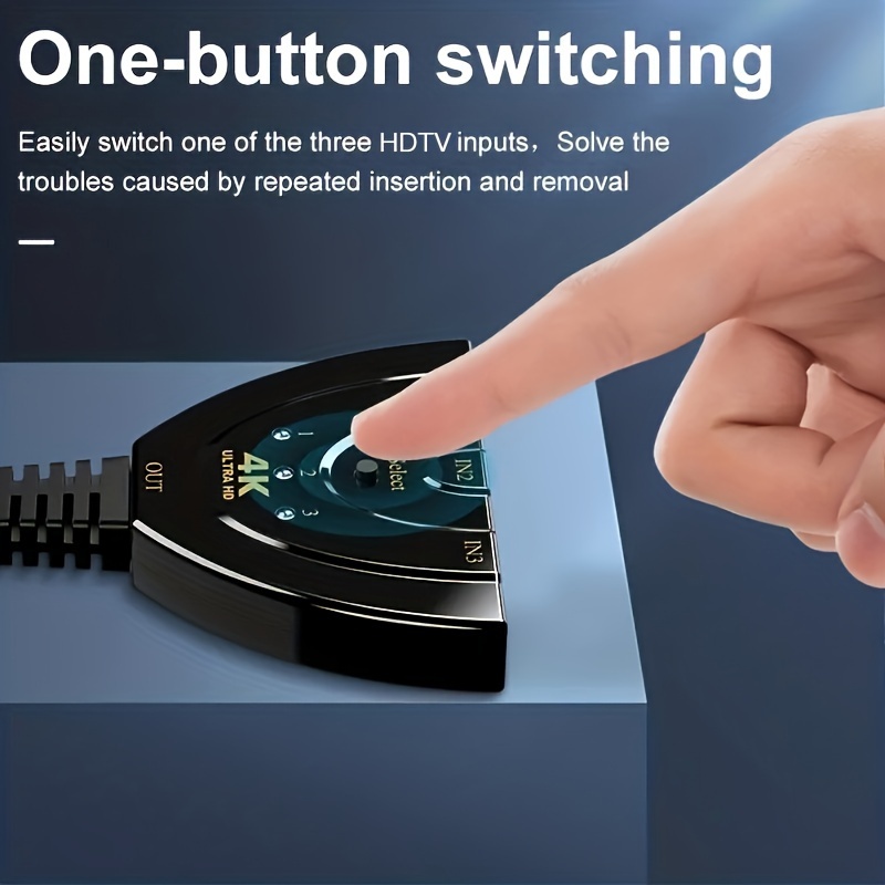 4K * 2K 3-портовый HDTV-совмес – обзор и цена Laptop Accessories Hub
