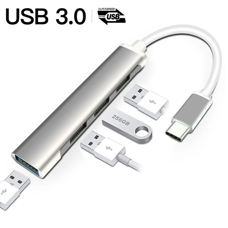 4-в-1 USB C HUB 3.0 Type C 3.0 – обзор и цена Laptop Accessories Hub