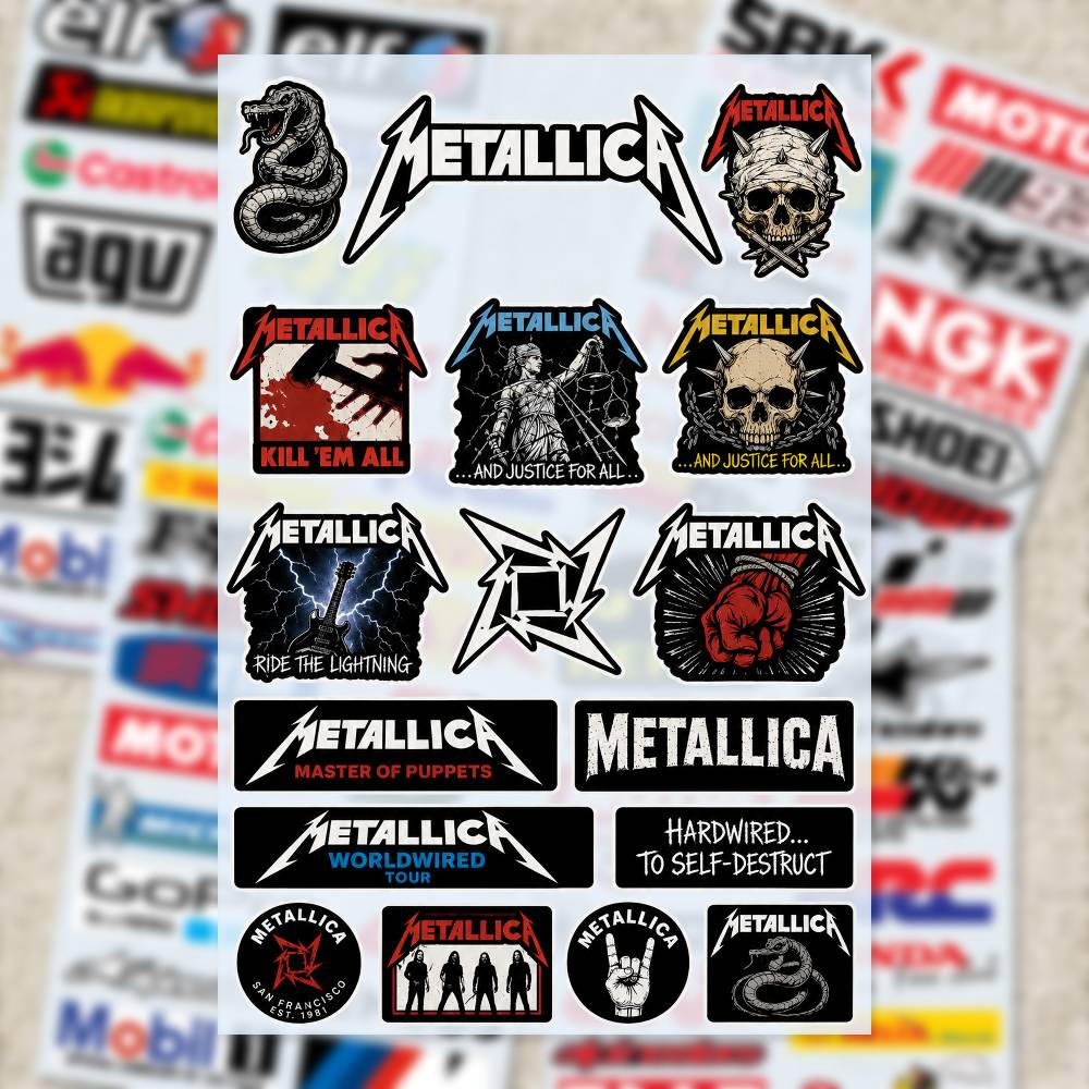 Наклейки M-Metallica: виниловы – обзор и цена Laptop Accessories Ideas