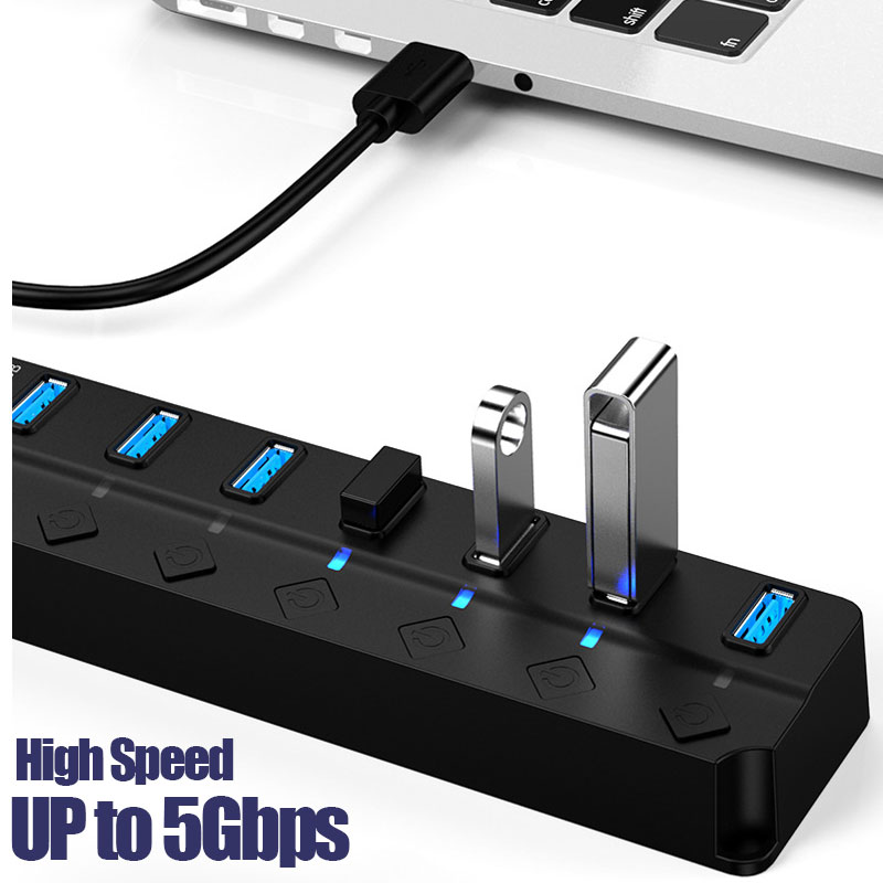 USB-адаптер питания 3.0, 4/7-п – обзор и цена Laptop Accessories Hub