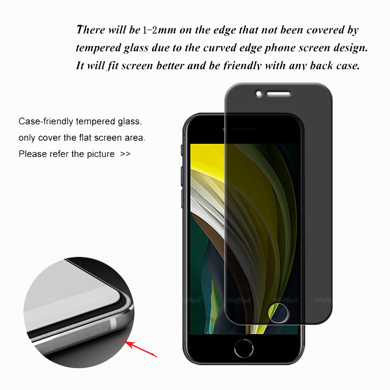 1-4 шт. для iPhone SE 2022 Сте – обзор и цена Privacy Screen Filter