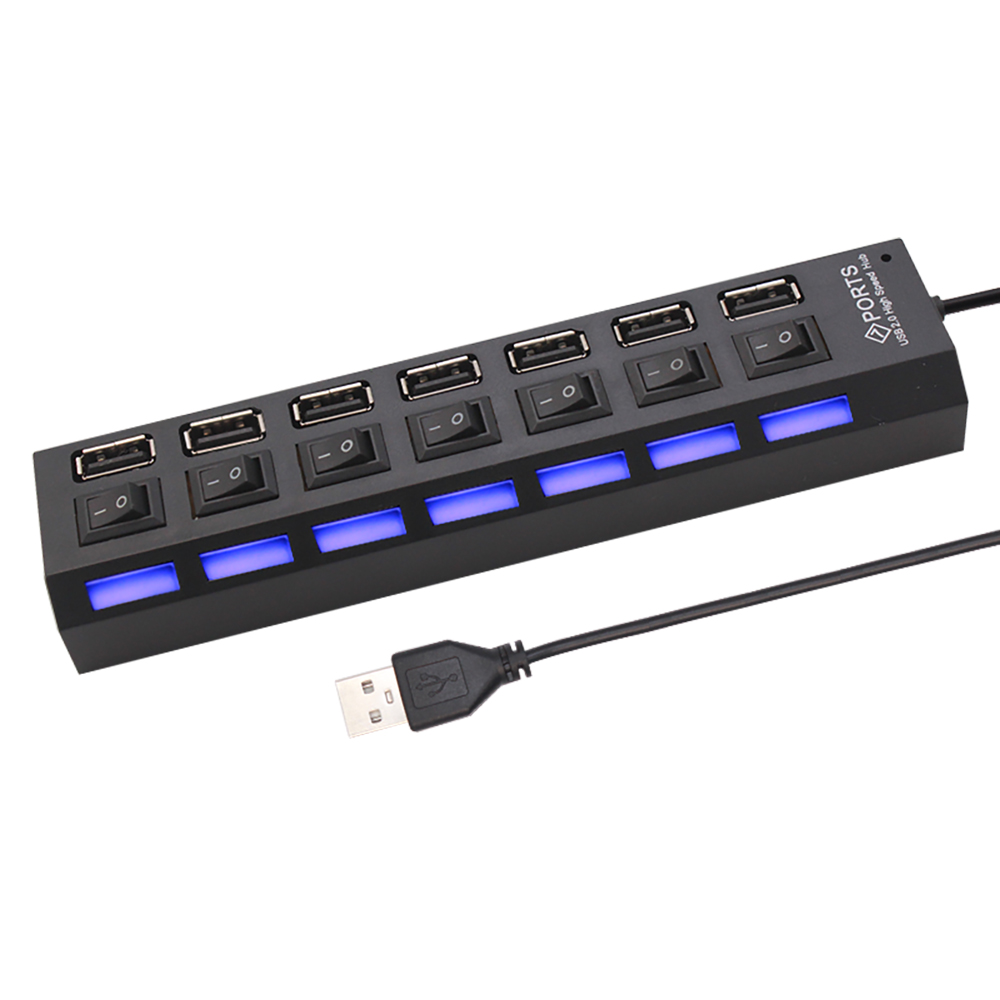 7-портовый USB 2.0-хаб-разветв – обзор и цена Laptop Accessories All