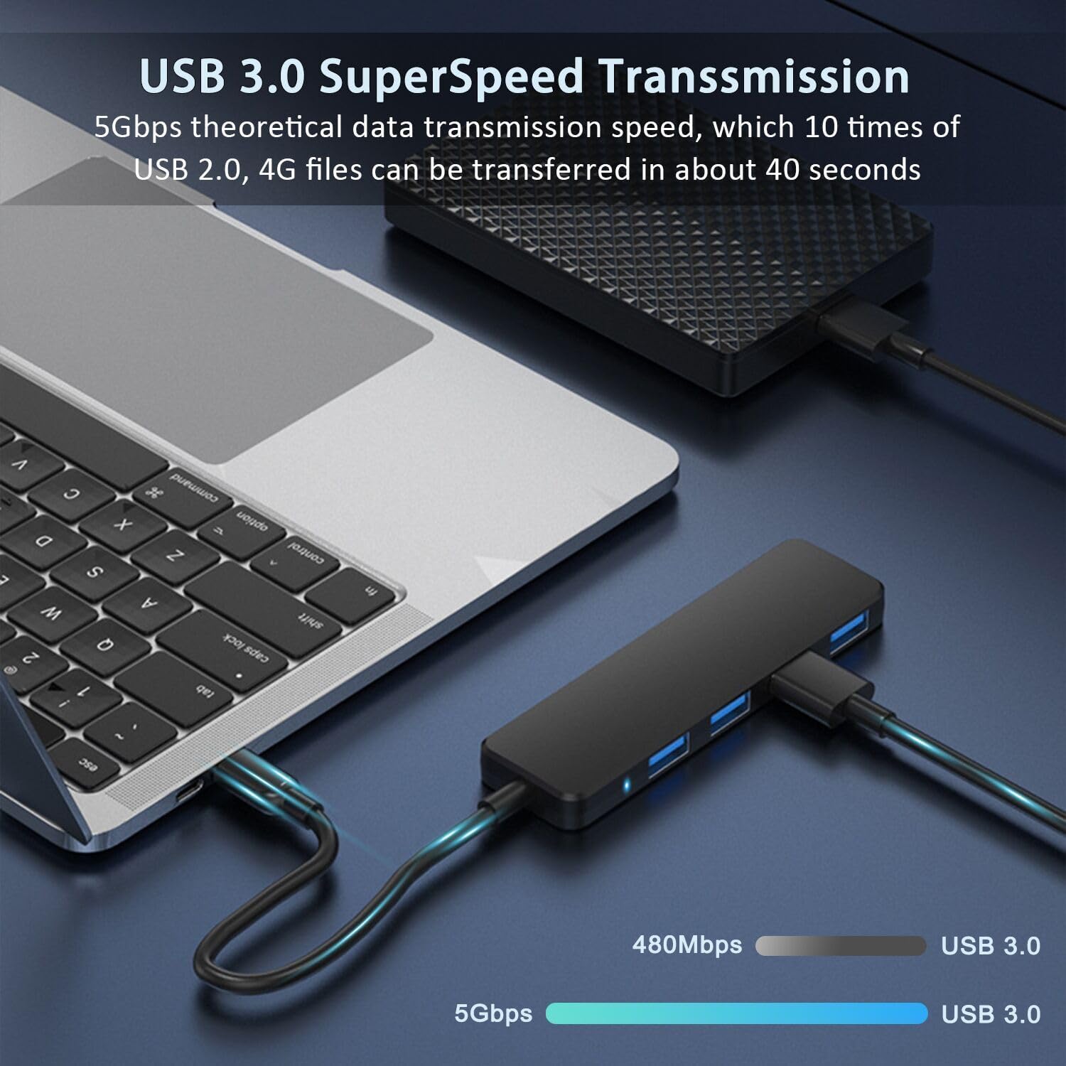 Концентратор USB 3.0, 4-портов – обзор и цена Laptop Accessories Hub